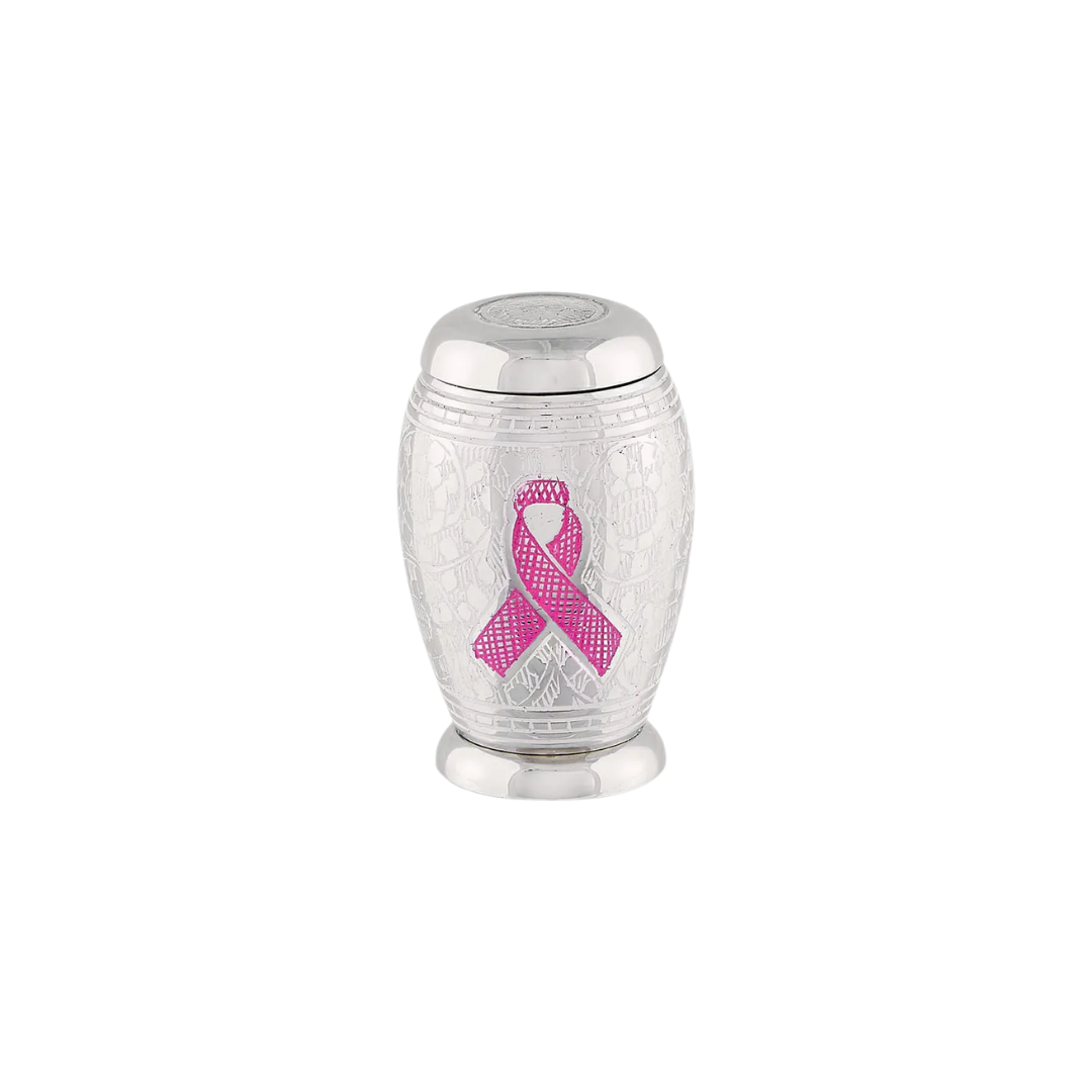 Pink Ribbon Keepsake Urn